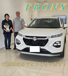 フロンクス　ご納車おめでとうございます！